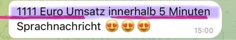 Nachricht einer Kundin oder Zahlungseingang