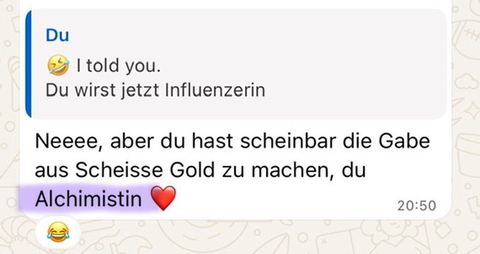 Nachricht einer Kundin oder Zahlungseingang