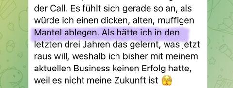 Nachricht einer Kundin oder Zahlungseingang