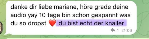 Nachricht einer Kundin oder Zahlungseingang