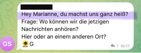 Nachricht einer Kundin oder Zahlungseingang