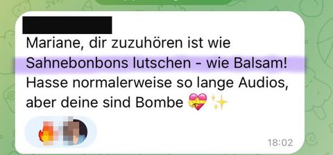 Nachricht einer Kundin oder Zahlungseingang