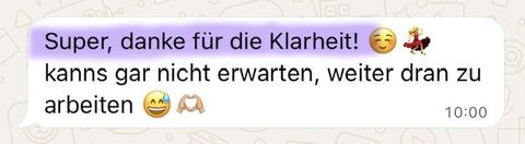 Nachricht einer Kundin oder Zahlungseingang